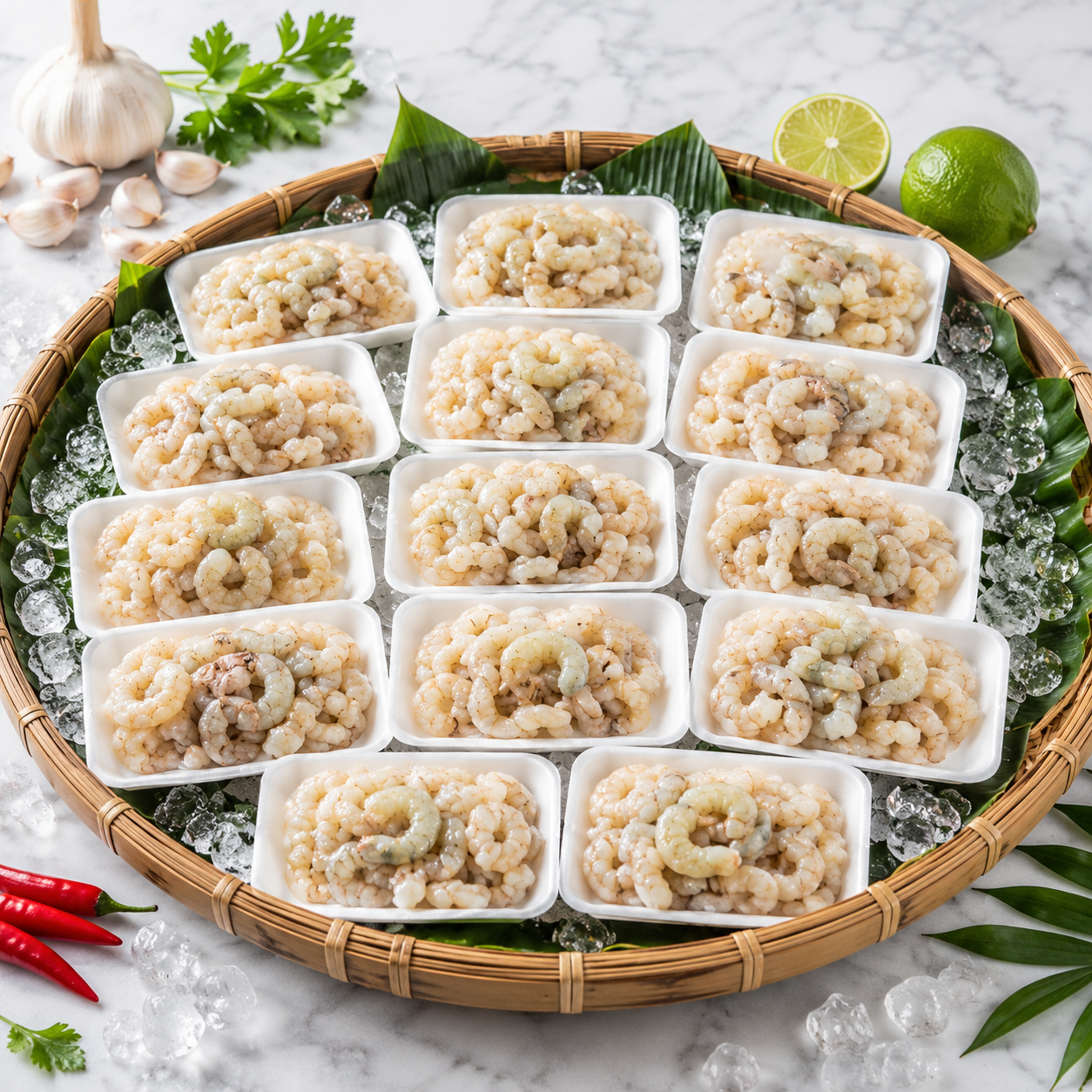 Tôm tươi thẻ